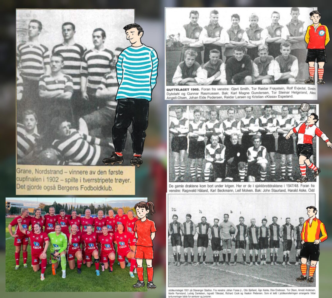 drakter opp igjennom tidende